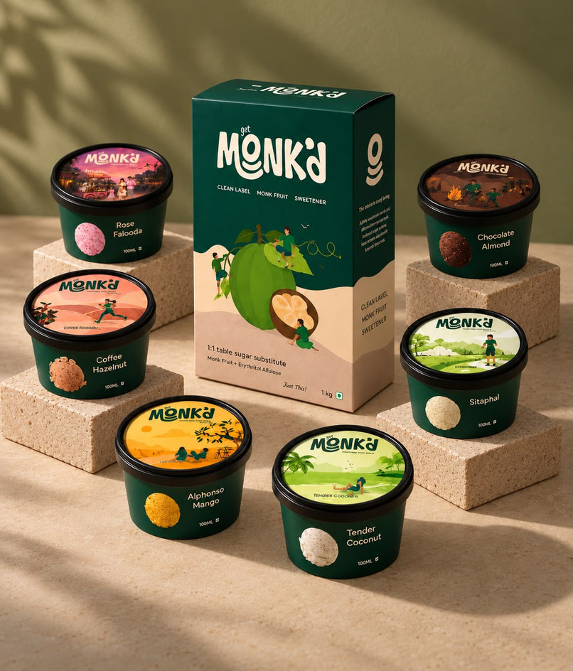 Sampler kit (200g sweetener + 6 x 100ml ice-cream cups)
